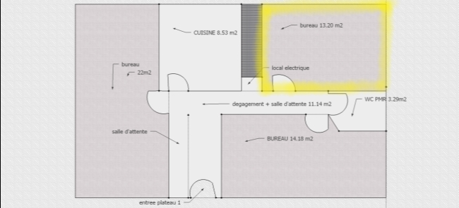 Le Haillan 13 m² Bureaux