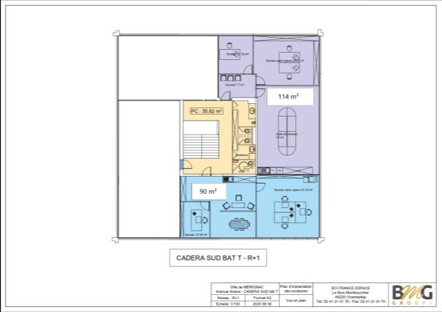 Mérignac 204 m² Bureaux