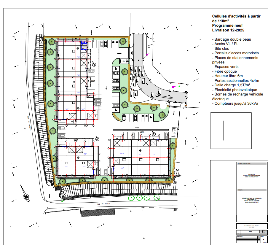 ENTREPÔT 145-1075 M² LOCATION/VENTE BLANQUEFORT